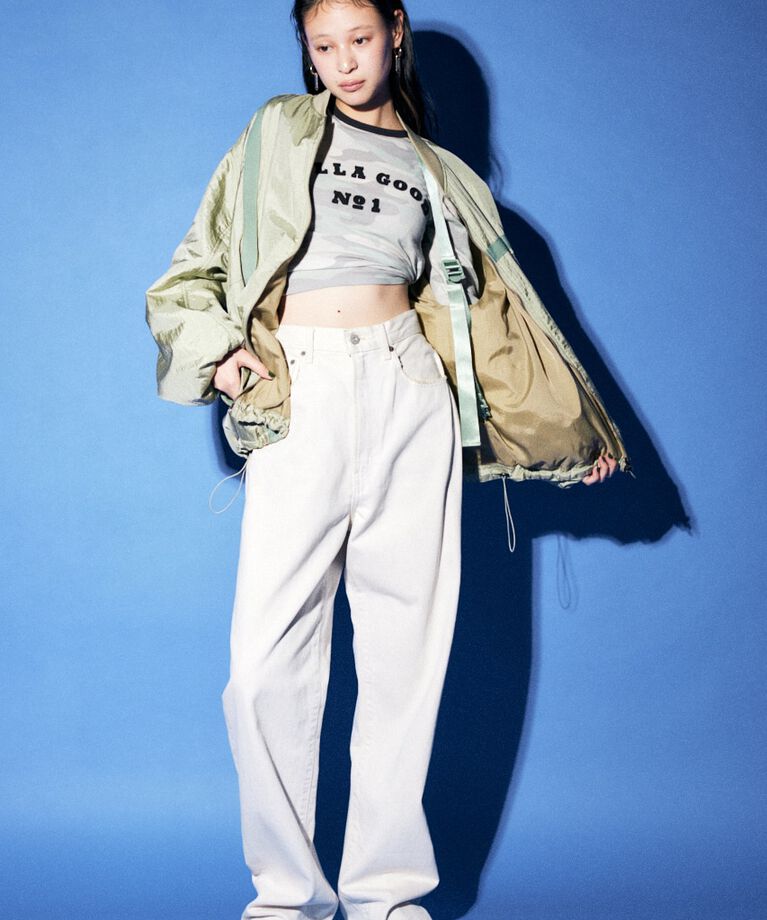MOUSSY「BOMBER LIGHT ジャケット」|ブルゾン・スタジャン|
