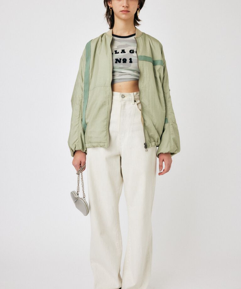 MOUSSY「BOMBER LIGHT ジャケット」|ブルゾン・スタジャン|