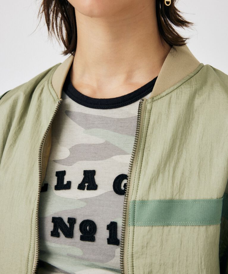 MOUSSY「BOMBER LIGHT ジャケット」|ブルゾン・スタジャン|