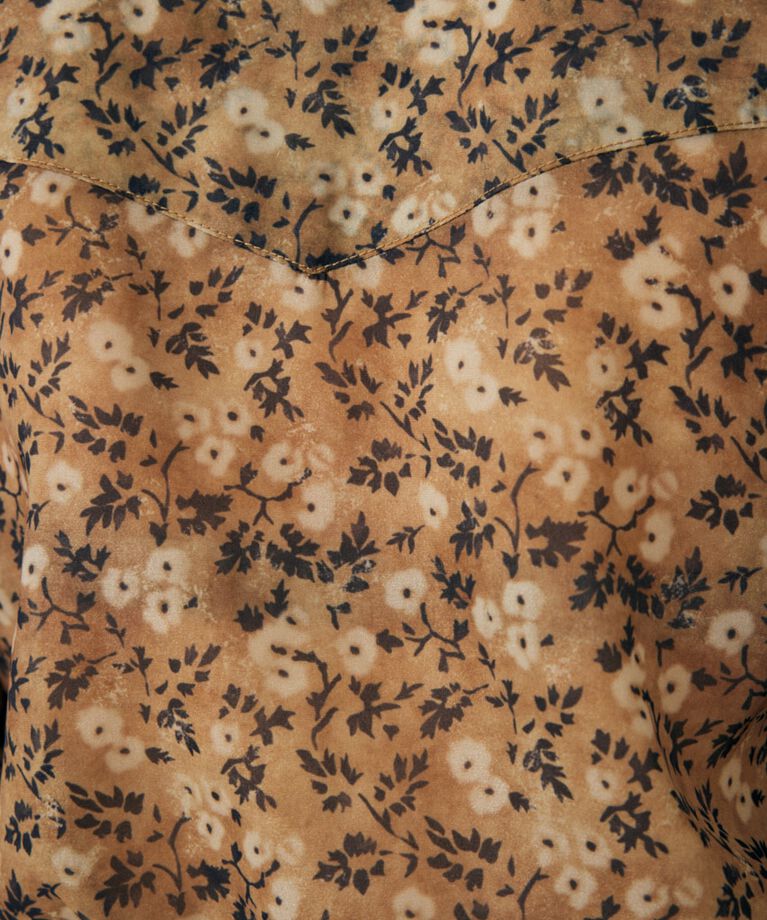 MOUSSY「SHEER TUCK SLEEVE ブラウス」|シャツ・ブラウス|