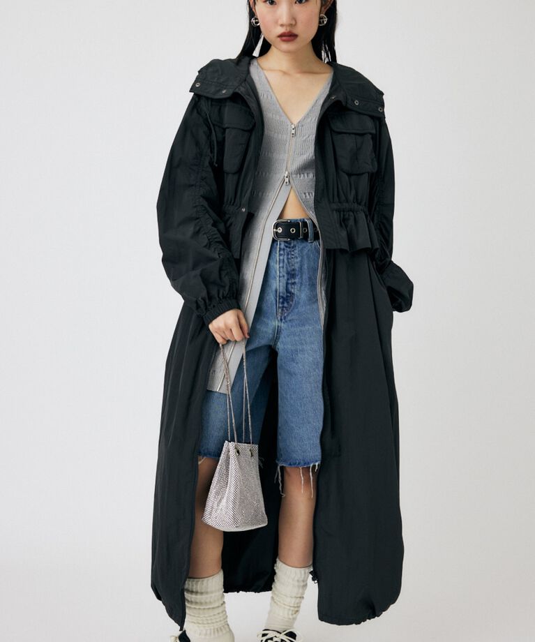 MOUSSY「REMOVABLE NYLON ジャケット」|その他|L/BLK1