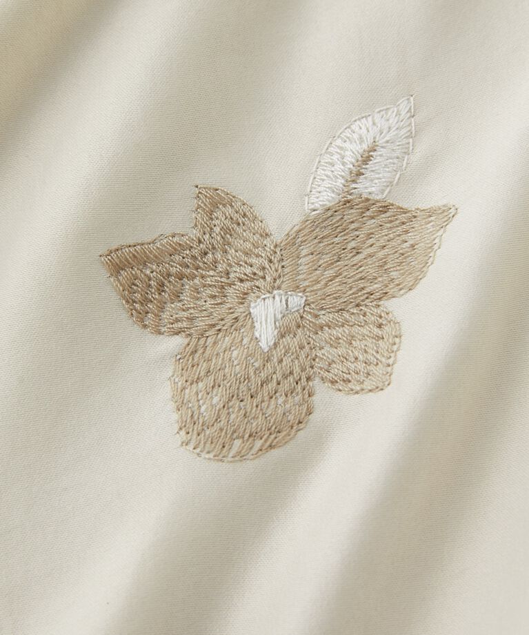MOUSSY「リサイクルポリエステルサテン生地刺繍サテンスカート」|スカート|