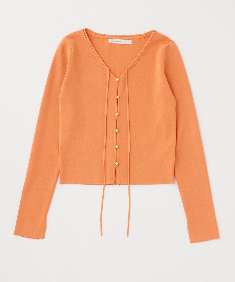 MOUSSY「LOOP ACCENT KNIT カーディガン」|カーディガン|ORG