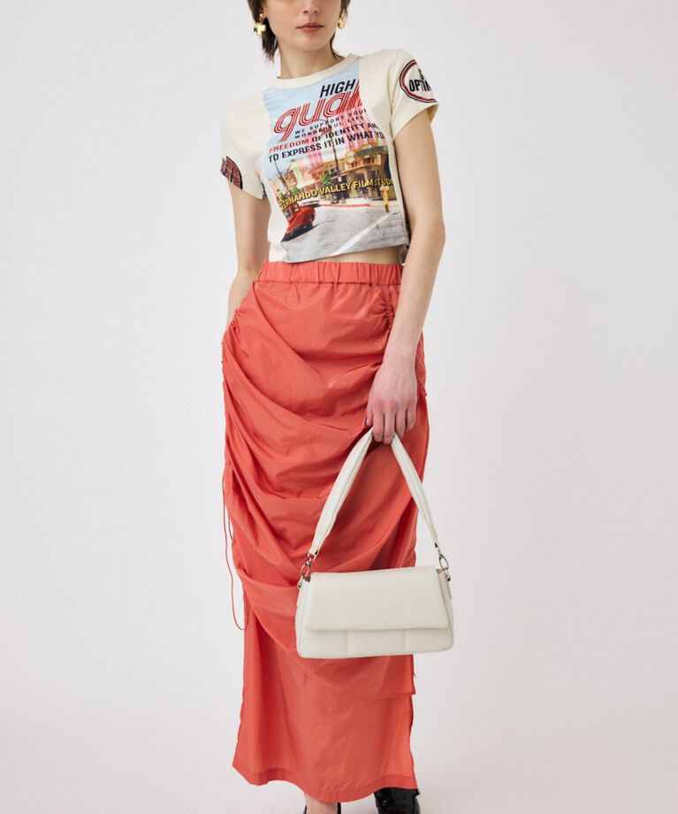 MOUSSY「DRAWSTRING GATHER スカート」|スカート|