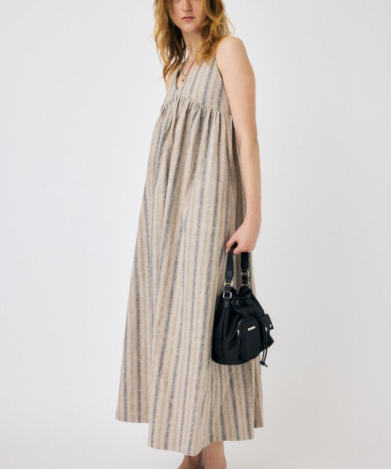 MOUSSY「SHADOW STRIPE キャミドレス」|ワンピース|