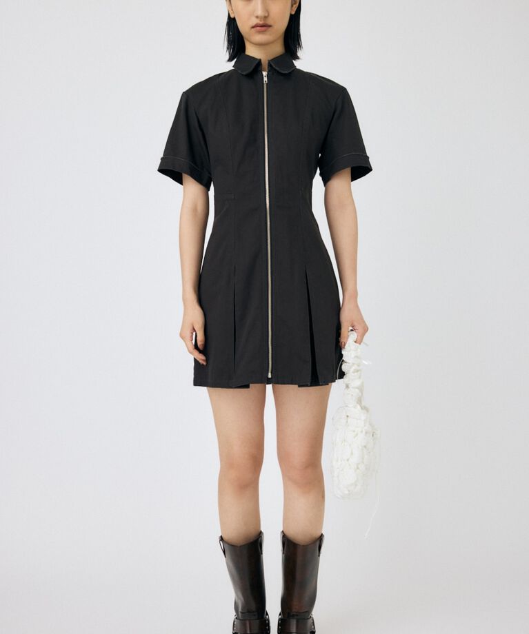 MOUSSY「STITCH WORK FIT ミニドレス」|ワンピース|