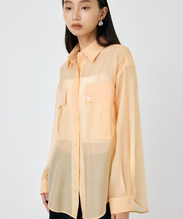 MOUSSY「SHEER CARGOシャツ」|シャツ・ブラウス|