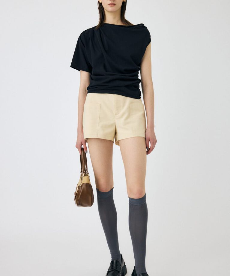 MOUSSY「ONE SHOULDER シアー TEE」|Tシャツ・カットソー|