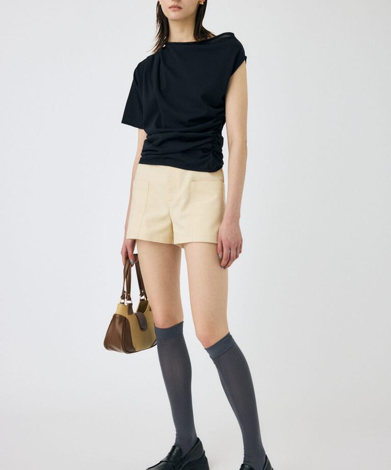 MOUSSY「ONE SHOULDER シアー TEE」|Tシャツ・カットソー|