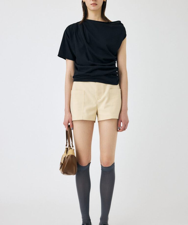 MOUSSY「ONE SHOULDER シアー TEE」|Tシャツ・カットソー|