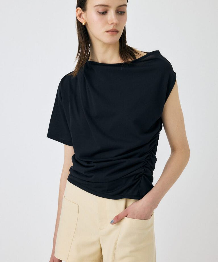 MOUSSY「ONE SHOULDER シアー TEE」|Tシャツ・カットソー|