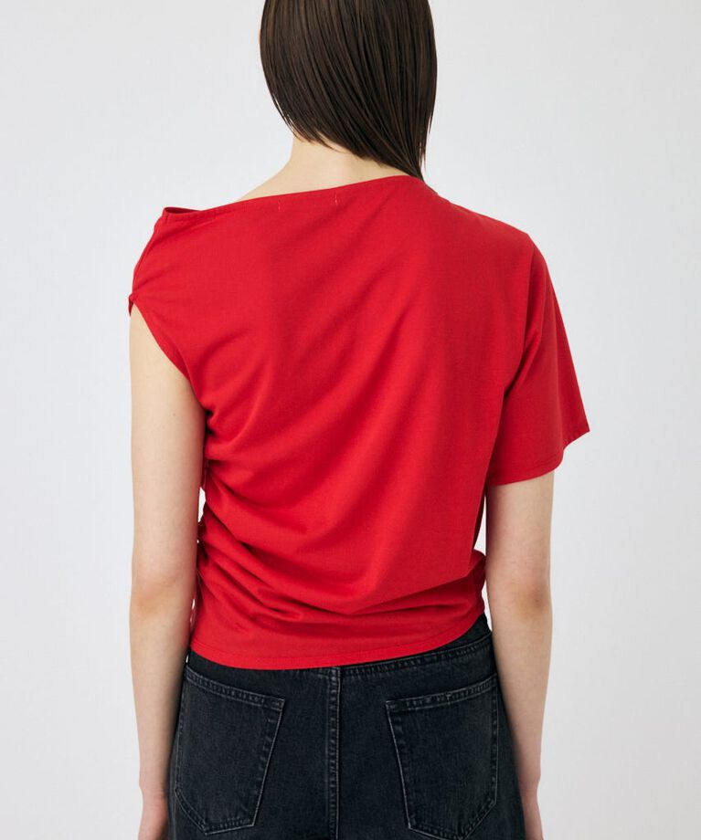 MOUSSY「ONE SHOULDER シアー TEE」|Tシャツ・カットソー|