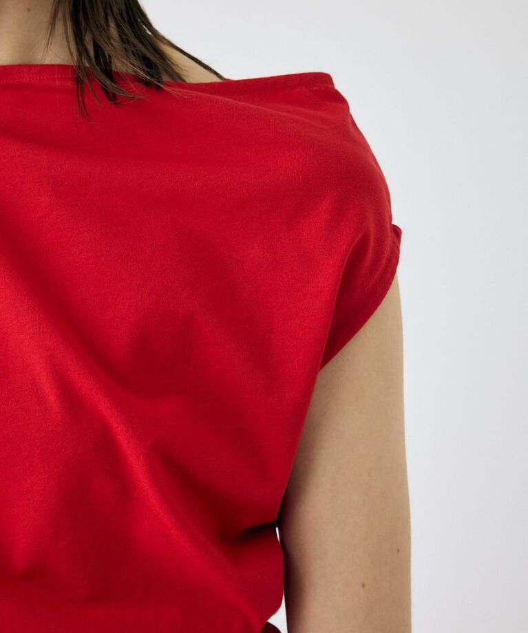 MOUSSY「ONE SHOULDER シアー TEE」|Tシャツ・カットソー|