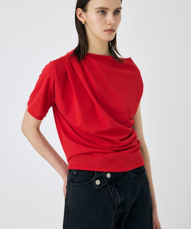 MOUSSY「ONE SHOULDER シアー TEE」|Tシャツ・カットソー|