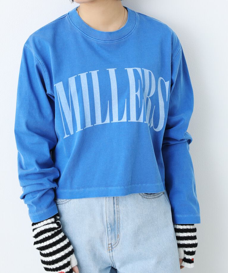 RODEO CROWNS「MILLERSショートL/S Tシャツ」|Tシャツ・カットソー|BLU