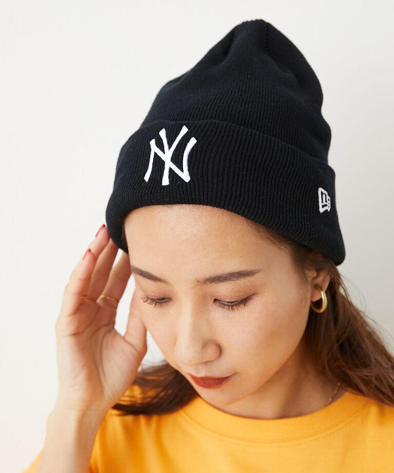 RODEO CROWNS「NEW ERA MLB KNIT CAP」|ピアス|BLK