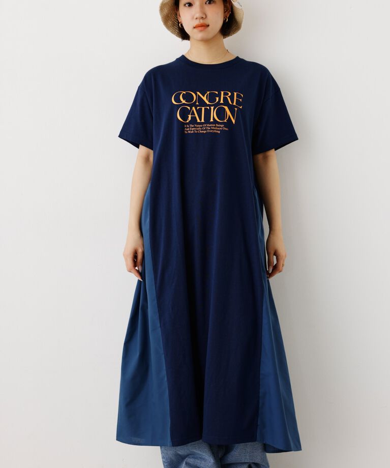 RODEO CROWNS「C/G ドッキングマキシワンピース」|ワンピース|NVY