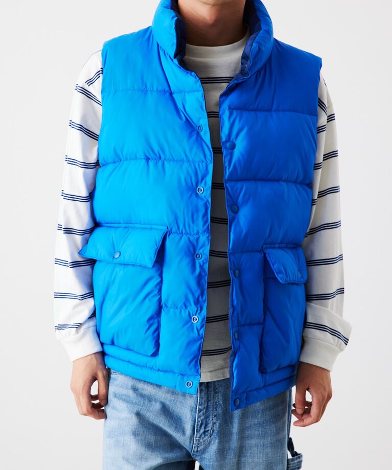 RODEO CROWNS「リバーシブル PUFF VEST」|ダウンベスト・ベスト|