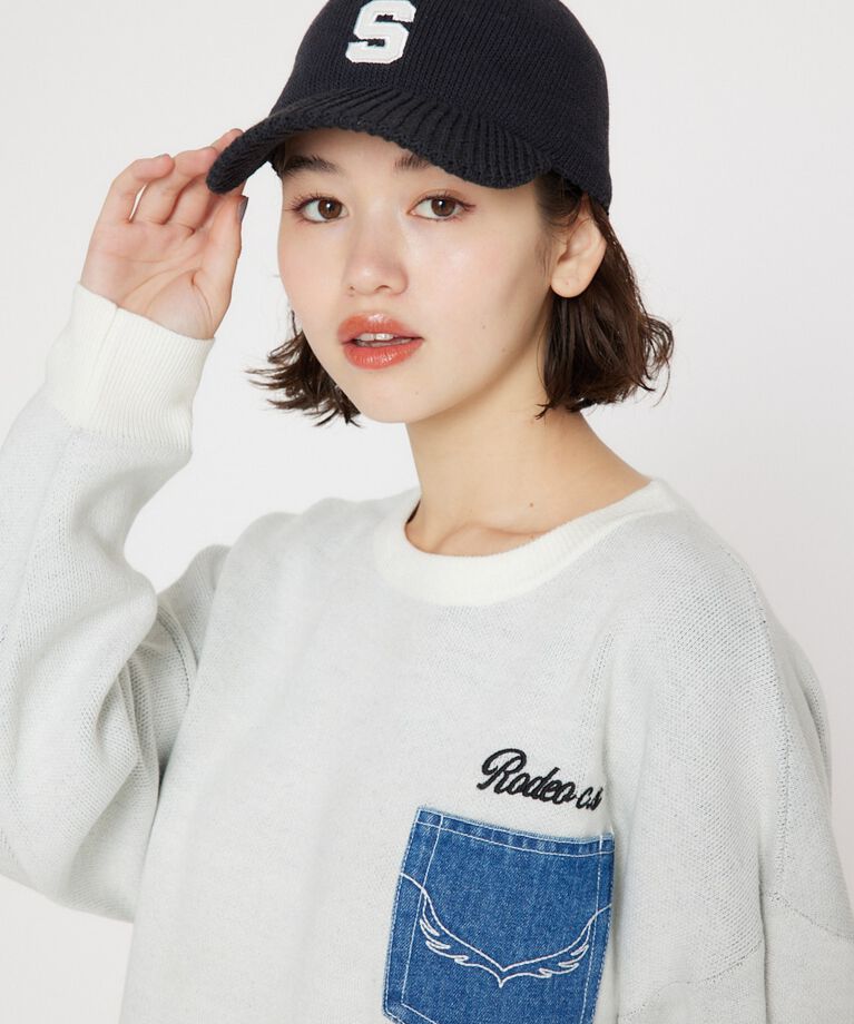 RODEO CROWNS「カラーニットロゴキャップ」|その他|