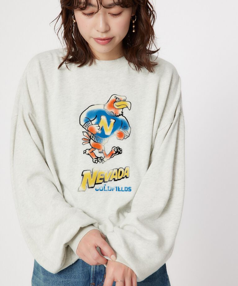 RODEO CROWNS「GOヴィンテージライクL/Sトップス」|Tシャツ・カットソー|L/T.GRY1