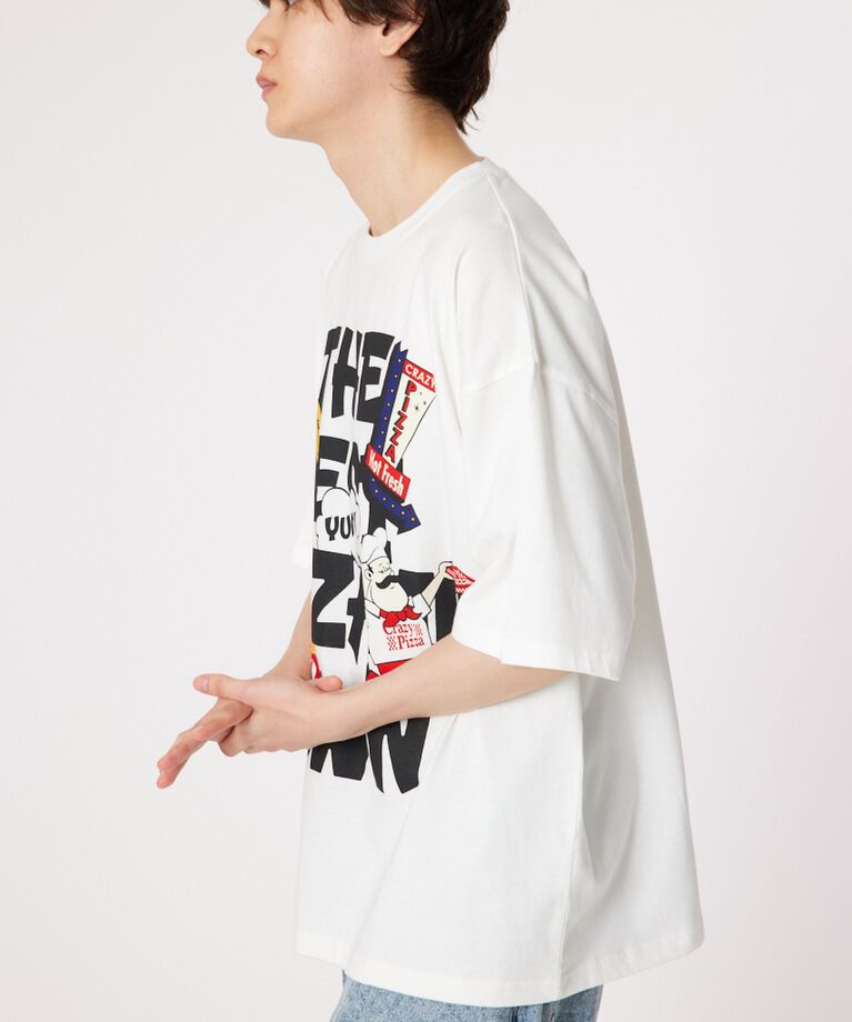 RODEO CROWNS「PIZZA TOWN Tシャツ」|Tシャツ・カットソー|