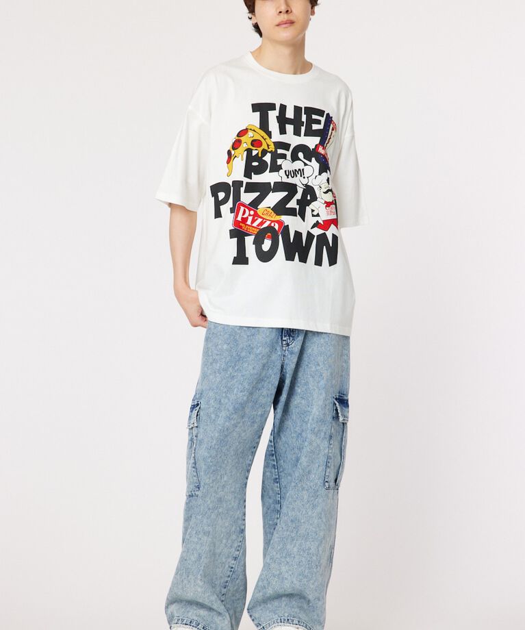 RODEO CROWNS「PIZZA TOWN Tシャツ」|Tシャツ・カットソー|