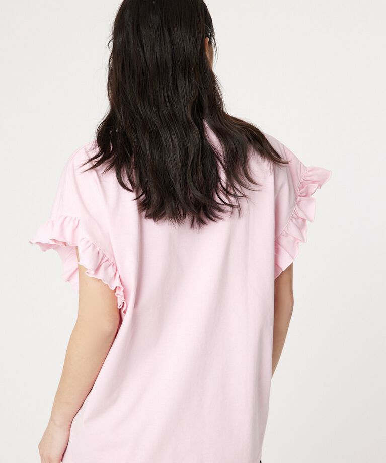RODEO CROWNS「Vintage Flyerフリル Tシャツ」|Tシャツ・カットソー|