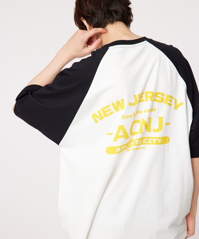RODEO CROWNS「NJラグラン Tシャツ」|Tシャツ・カットソー|M/BLK7