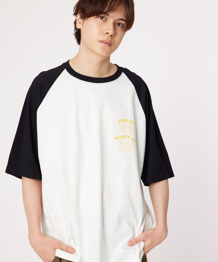 RODEO CROWNS「NJラグラン Tシャツ」|Tシャツ・カットソー|