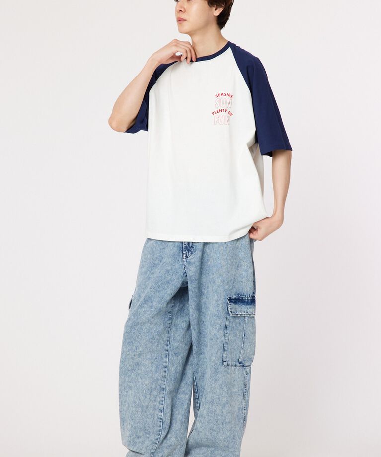 RODEO CROWNS「NJラグラン Tシャツ」|Tシャツ・カットソー|