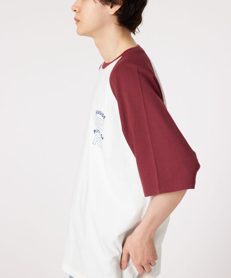 RODEO CROWNS「NJラグラン Tシャツ」|Tシャツ・カットソー|