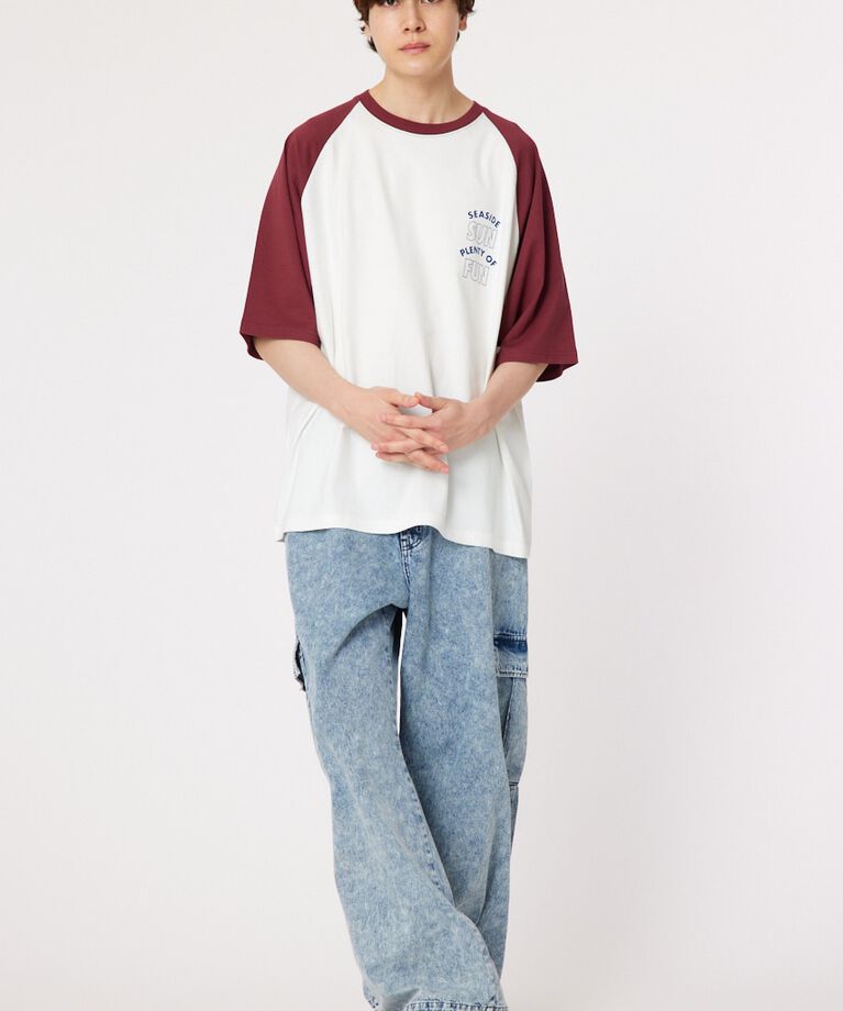 RODEO CROWNS「NJラグラン Tシャツ」|Tシャツ・カットソー|