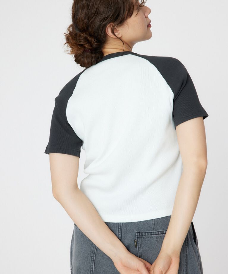 RODEO CROWNS「Riderラグランリブ Tシャツ」|Tシャツ・カットソー|