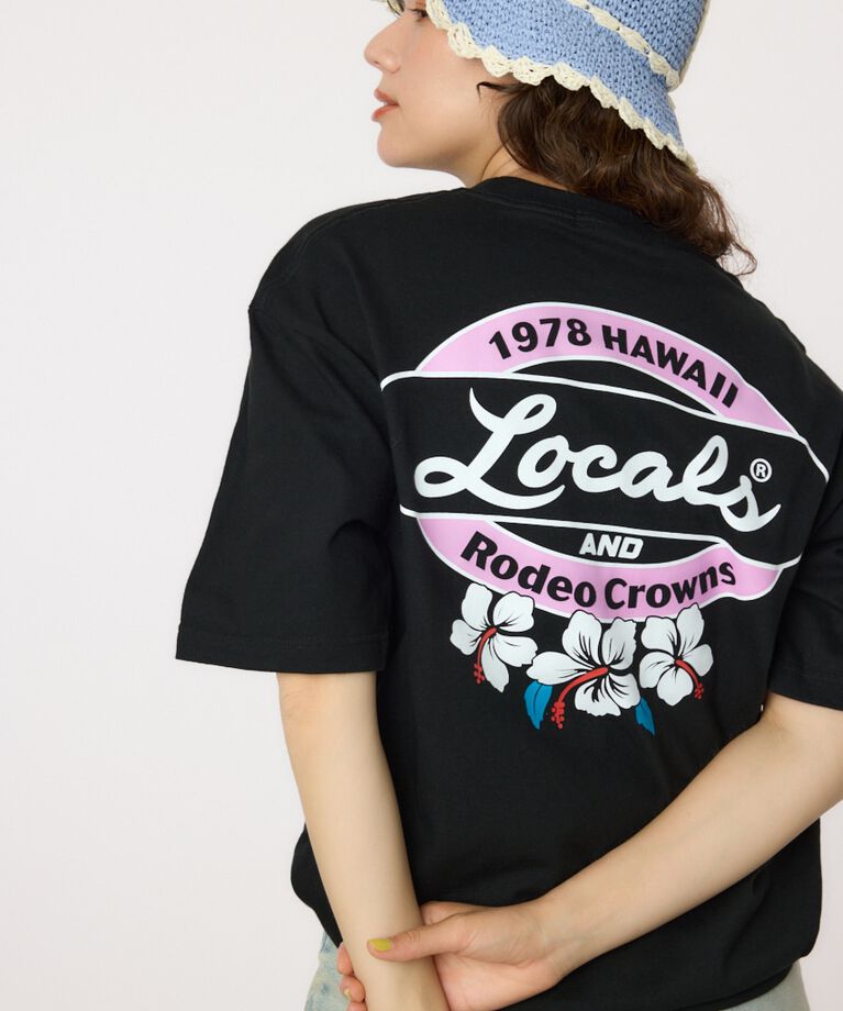 RODEO CROWNS「LOCALS x RCS Tシャツ」|Tシャツ・カットソー|BLK
