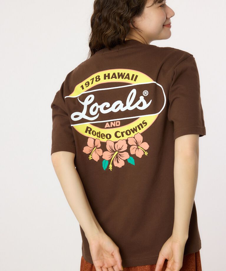 RODEO CROWNS「LOCALS x RCS Tシャツ」|Tシャツ・カットソー|BRN