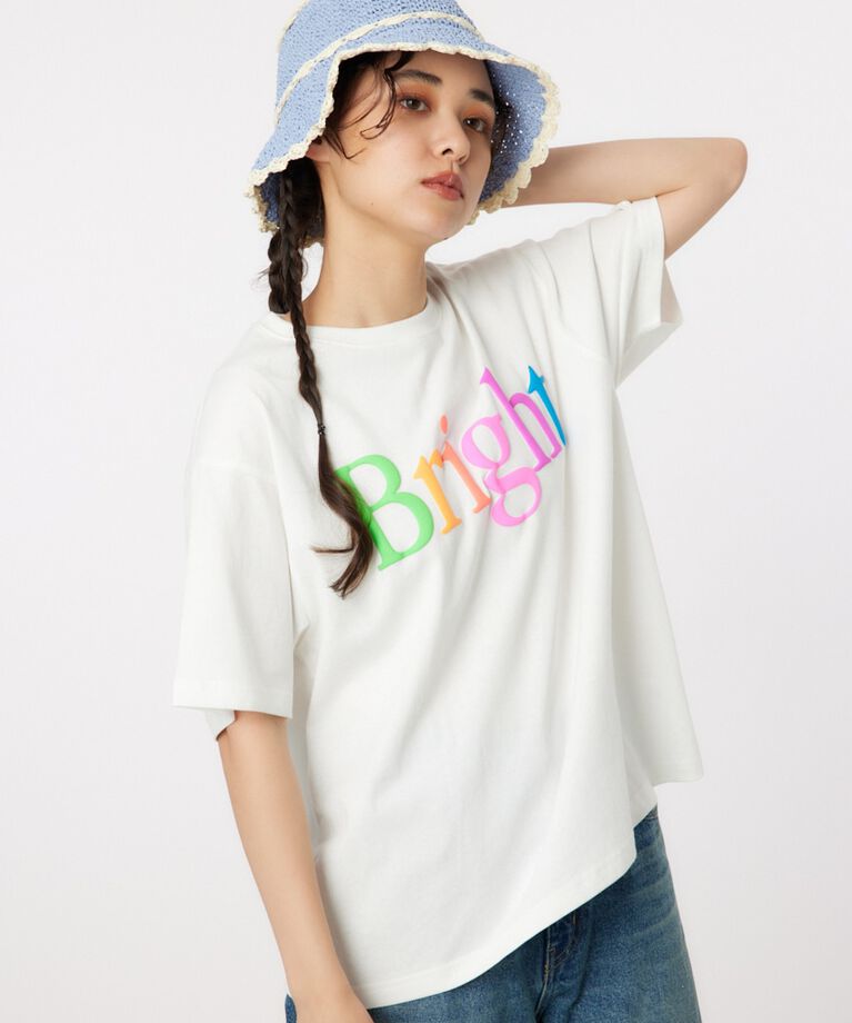 RODEO CROWNS「Bright　Tシャツ」|Tシャツ・カットソー|O/WHT1