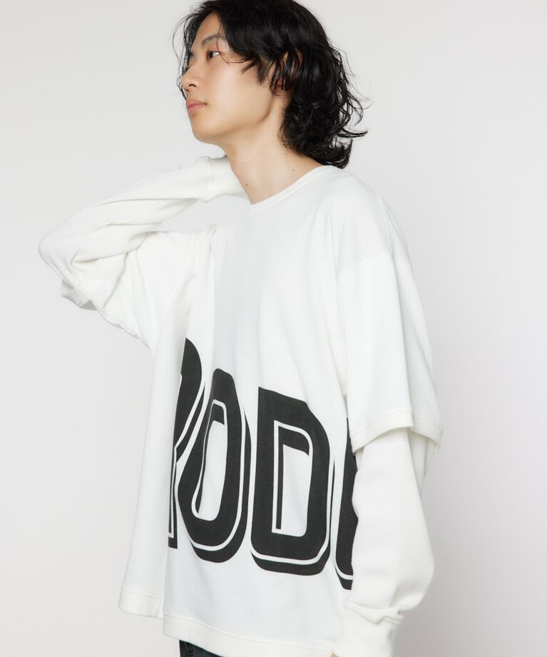 RODEO CROWNS「ボトムロゴMIX トップス」|Tシャツ・カットソー|