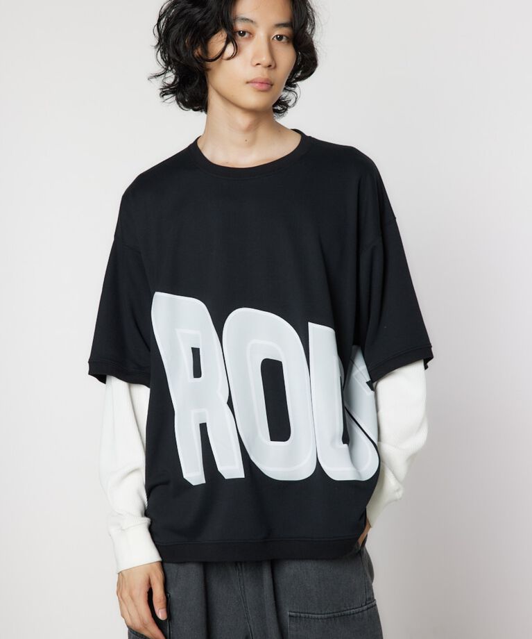 RODEO CROWNS「ボトムロゴMIX トップス」|Tシャツ・カットソー|BLK
