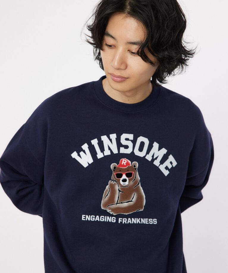 RODEO CROWNS「winsome bear スウェット」|パーカー|