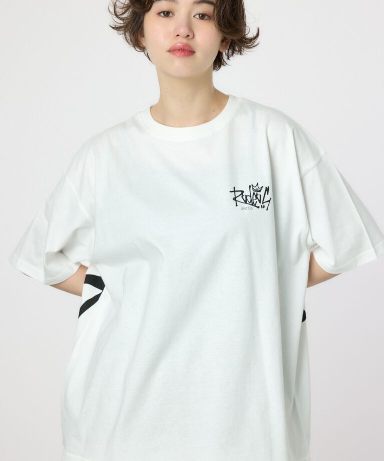 RODEO CROWNS「BIG SIGN LOGO Tシャツ」|Tシャツ・カットソー|O/WHT1