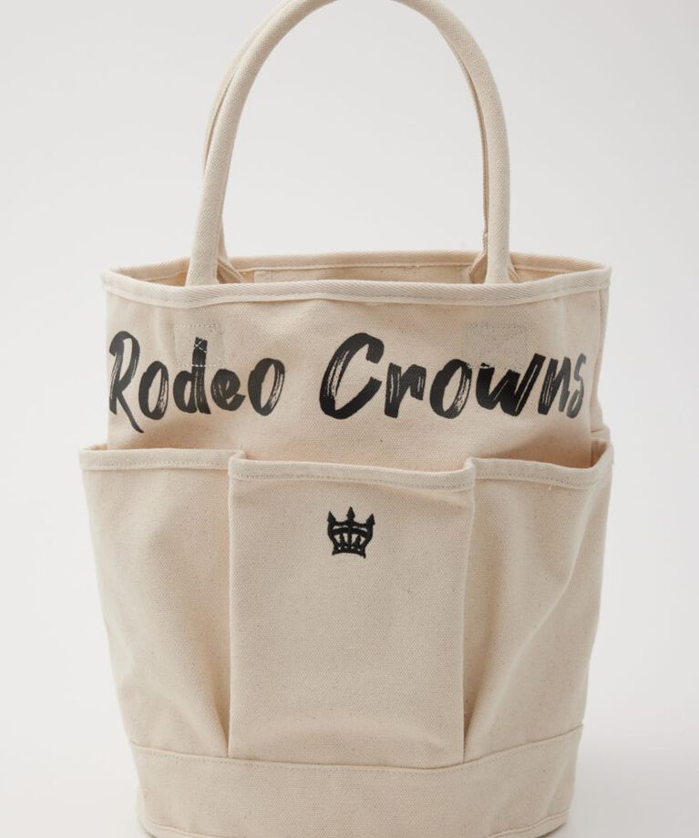 RODEO CROWNS「バケツポケットトートバッグ」|その他|O/WHT1