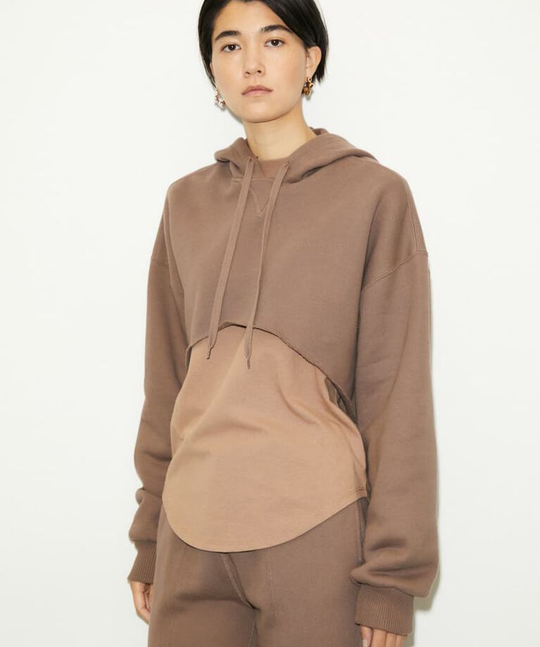SLY「CROP SW HOODIE」|パーカー|