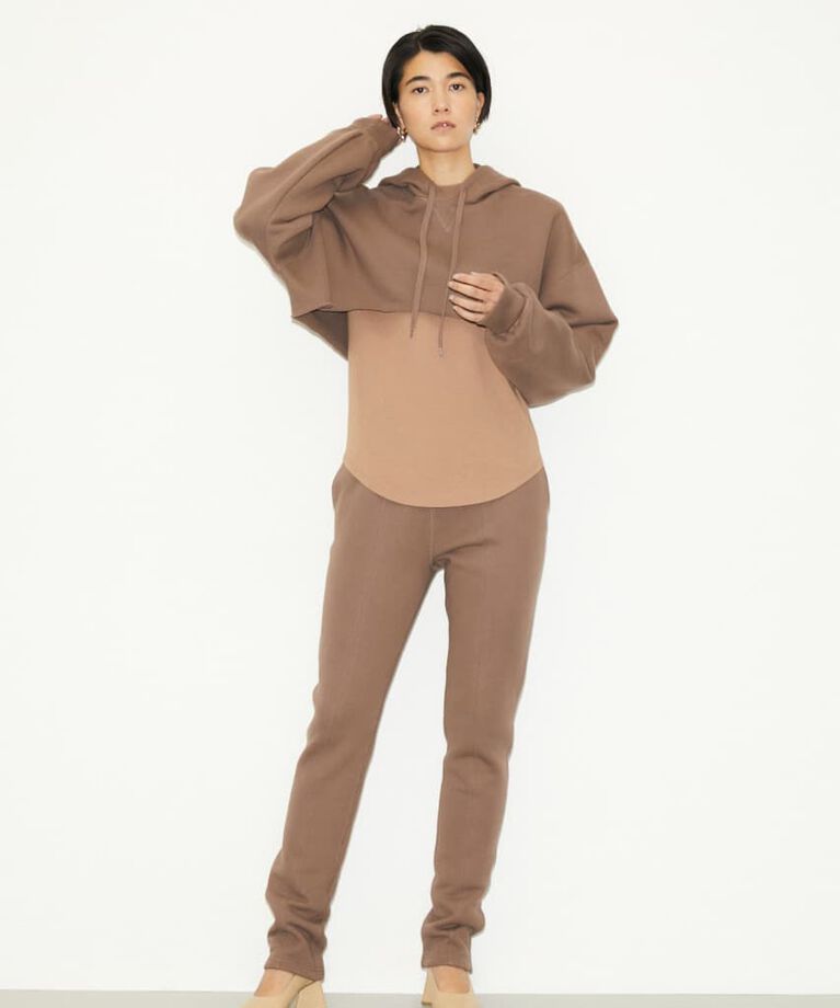 SLY「CROP SW HOODIE」|パーカー|