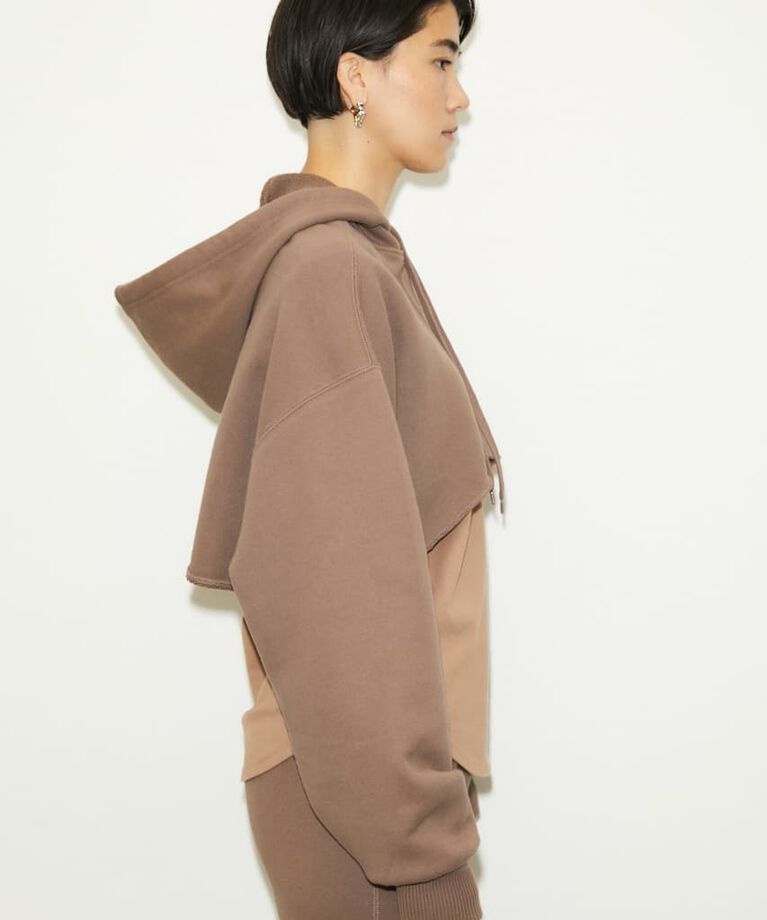 SLY「CROP SW HOODIE」|パーカー|