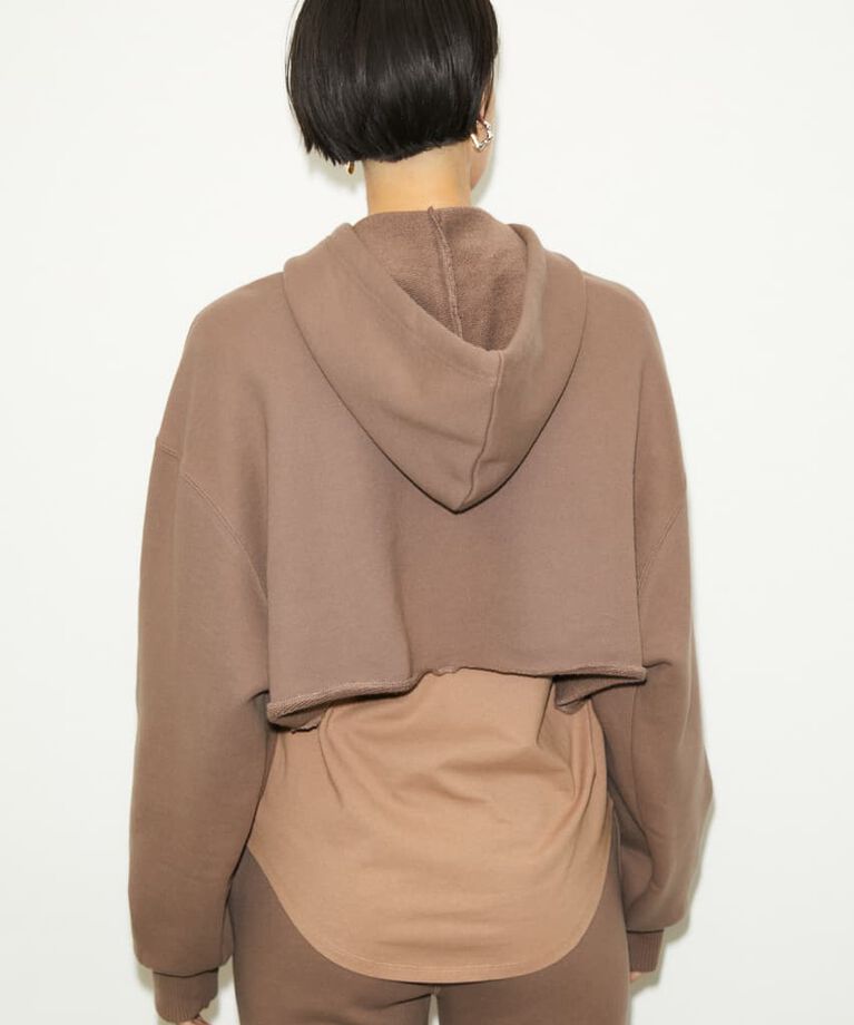 SLY「CROP SW HOODIE」|パーカー|