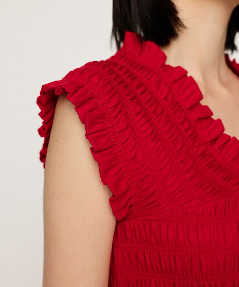 SLY「2WAY SHIRRING BUSTIER トップス」|タンクトップ|
