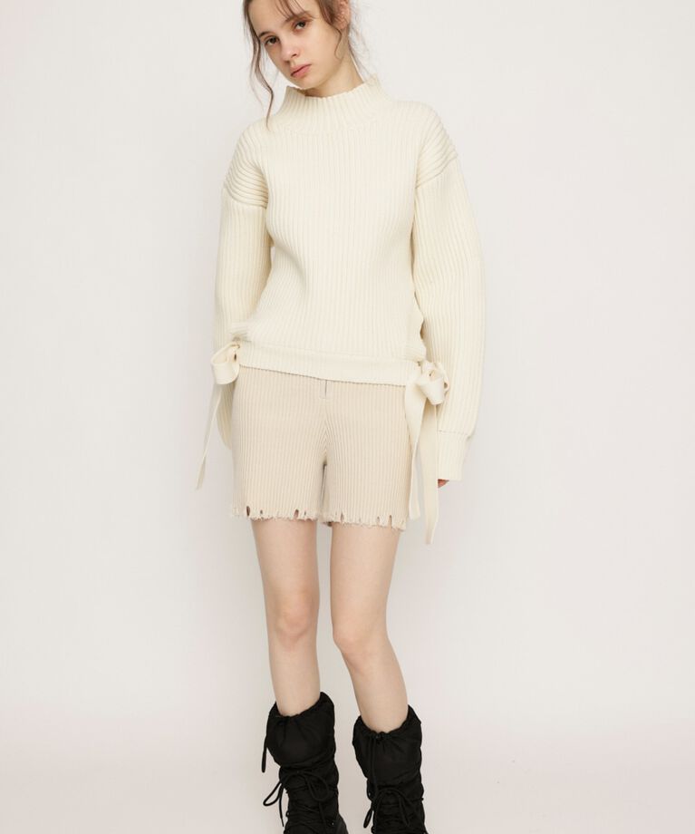 SLY「SIDE RIBBON LG トップス」|ニット・セーター|