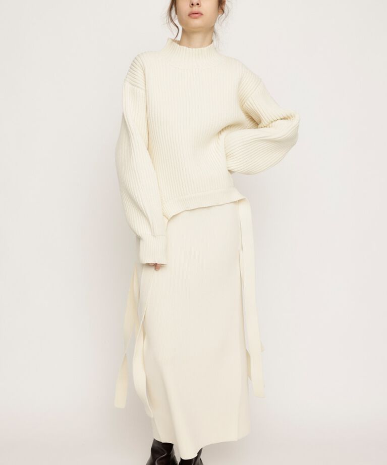 SLY「SIDE RIBBON LG トップス」|ニット・セーター|