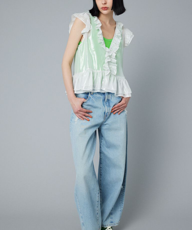 HeRIN.CYE「Many frill tops」|シャツ・ブラウス|
