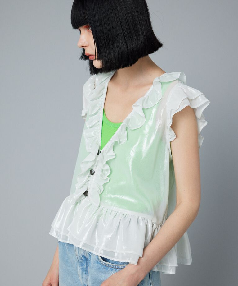 HeRIN.CYE「Many frill tops」|シャツ・ブラウス|